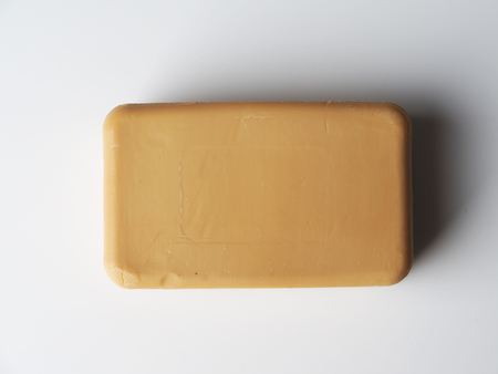 Soap on a gray backgroundの写真素材