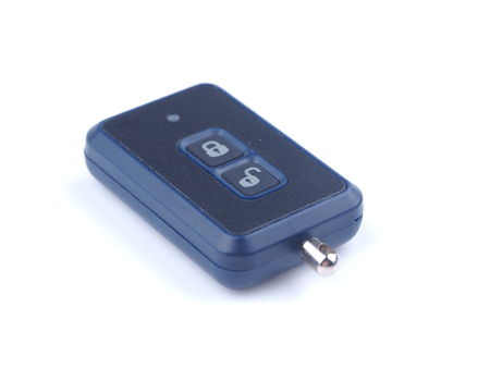 key car alarm on a white background