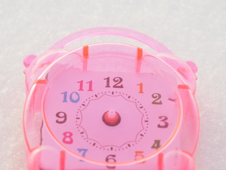 clock in the snow