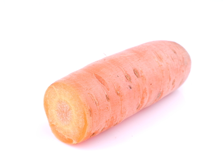 Carrot on white backgroundの写真素材