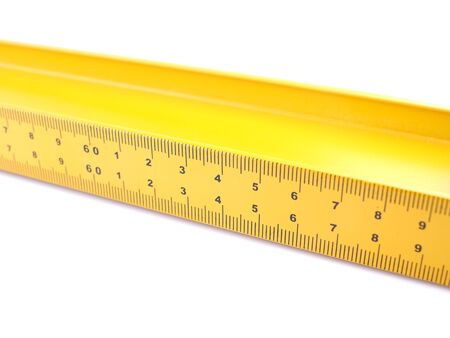 Yellow level on a white background