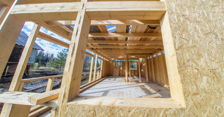 Construction of a frame house