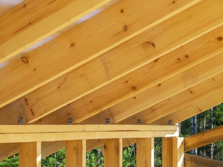 Construction of a frame house