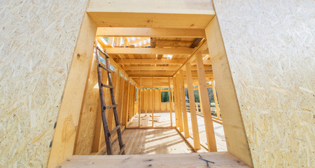 Construction of a frame house