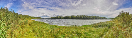 River in summerの写真素材