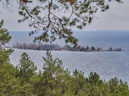 island on the lake