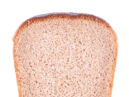 bread on white background