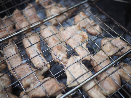 shish kebab on the grillの写真素材