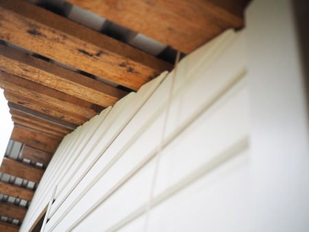 Construction of the frame house. Siding installationの写真素材