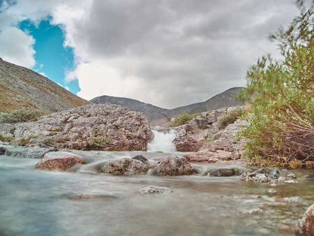 river in the mountains. Hibinyの写真素材