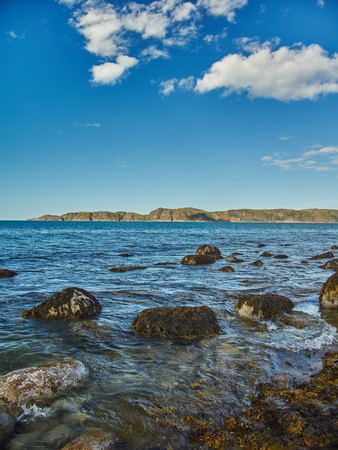 coast of the Barents Sea. Teriberka. Russiaの写真素材