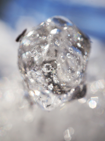 ice on the snow. winterの写真素材