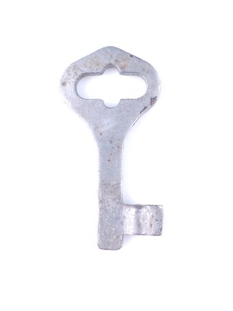 key on a white backgroundの写真素材