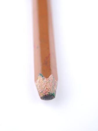 color pencil on a white backgroundの写真素材