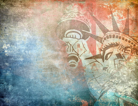 America grunge backgroundの写真素材
