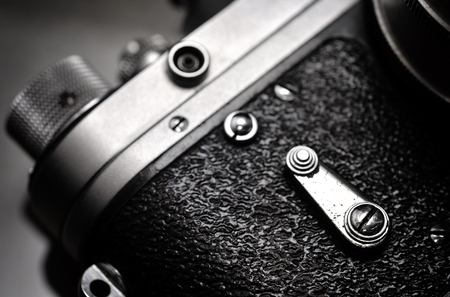 Old photo cameraの写真素材