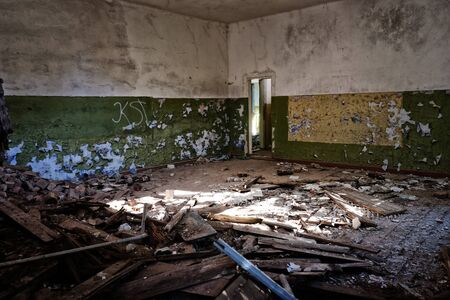 Abandoned room interiorの写真素材