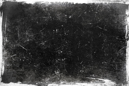 Black and white grunge frameの写真素材