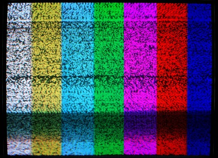 TV screen malfunction background