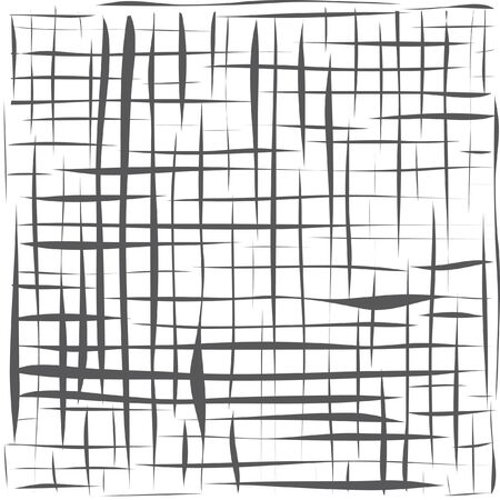 Black shapes on white backgroundのイラスト素材