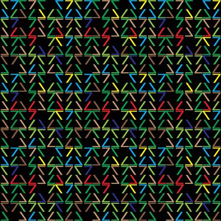 pattern with number 7のイラスト素材