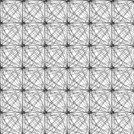 black threads knottedのイラスト素材