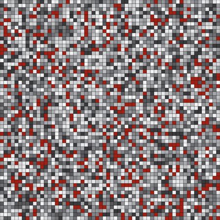 red, black and white squaresのイラスト素材