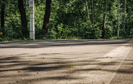Rural roads. travel roads summer trips conceptの写真素材