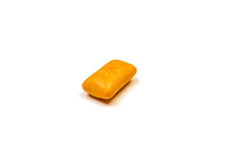Pieces of Gum arabic on white background.の写真素材