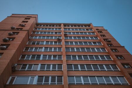 new apartment buildings in the city center.の写真素材