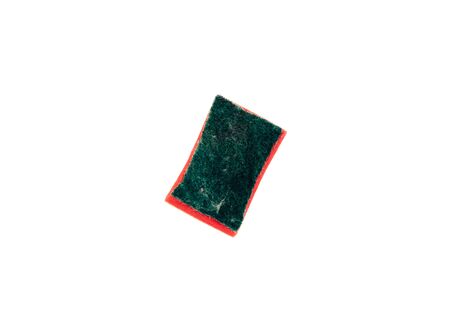 pink sponge isolated on white backgroundの写真素材