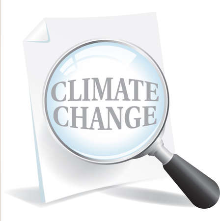 Taking a closer look at Climate Change and Global Warmingのイラスト素材