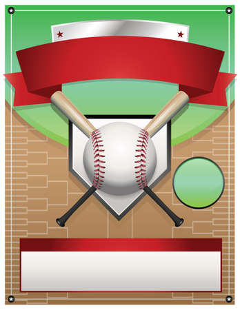 Baseball Tournament Illustration. Vector EPS 10 available. EPS file contains transparencies and gradient mesh.

Fonts have been converted to outlines.

Fonts used:
Rex: http://www.fontsquirrel.com/fonts/rex
Goblin: http://www.fontsquirrel.com/fonts/goblinのイラスト素材