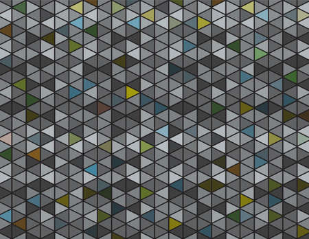 An abstract pattern illustration of dark grey and muted colors background. 