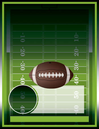 A vector poster design perfect for tailgate parties, football invites, etc. のイラスト素材