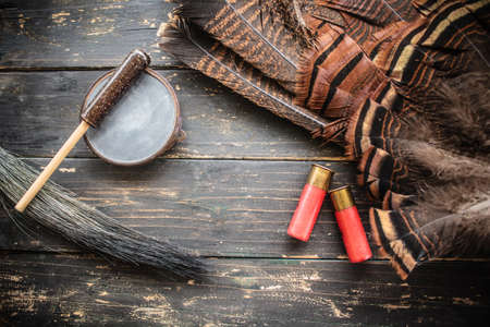 An eastern wild turkey hunting background.