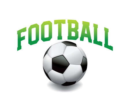 A football american soccer ball on a white background illustration. Vector EPS 10 available.のイラスト素材