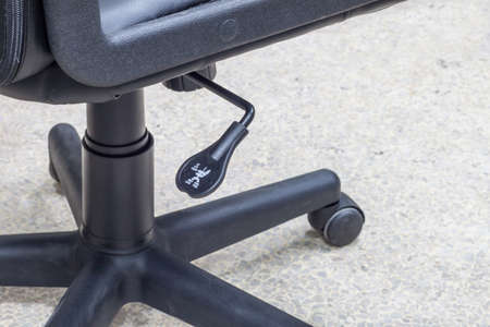 Lever adjustable of the office black chair