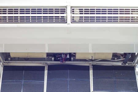 Air conditioner system Wall type with dirty conditionの写真素材