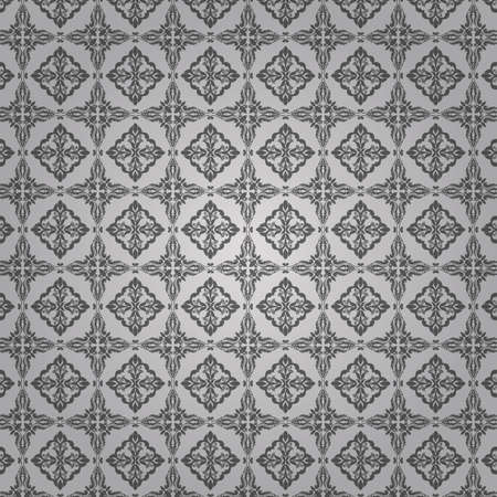 vintage seamless pattern for background, pattern swatchesのイラスト素材