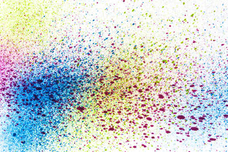 color bright blots on a white backgroundの写真素材