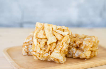 Caramel treats. local dessert of china and north thailandの写真素材