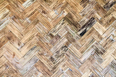 texture of wall made from bamboo weave