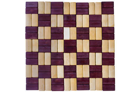 texture of pad bamboo isolated on white background