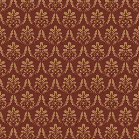retro wallpaper and vintage pattern for background, pattern in swatchesのイラスト素材