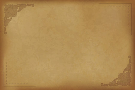 decorative vintage frame with beautiful filigree and retro border for luxury postcard , certificate,  premium invitation or wedding card on ancient background, ornament vectorのイラスト素材