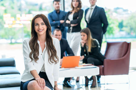 startup business people group working everyday job at modern office
