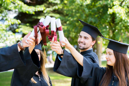 Celebration Education Graduation Student Success Learning Conceptの写真素材