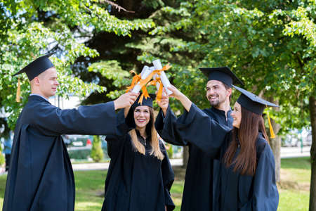 Celebration Education Graduation Student Success Learning Conceptの写真素材