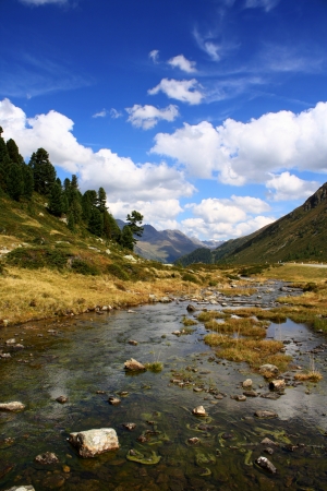 Alps in summerの写真素材